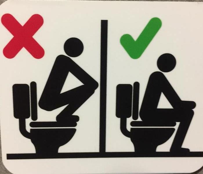 Bathroom Warning Sign